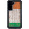 Ireland Flag Dark Wood Galaxy S24 Plus Waterproof Case